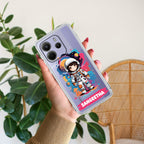 Astronaut Customize Transparent Silicon Case For Redmi Note 14 5G