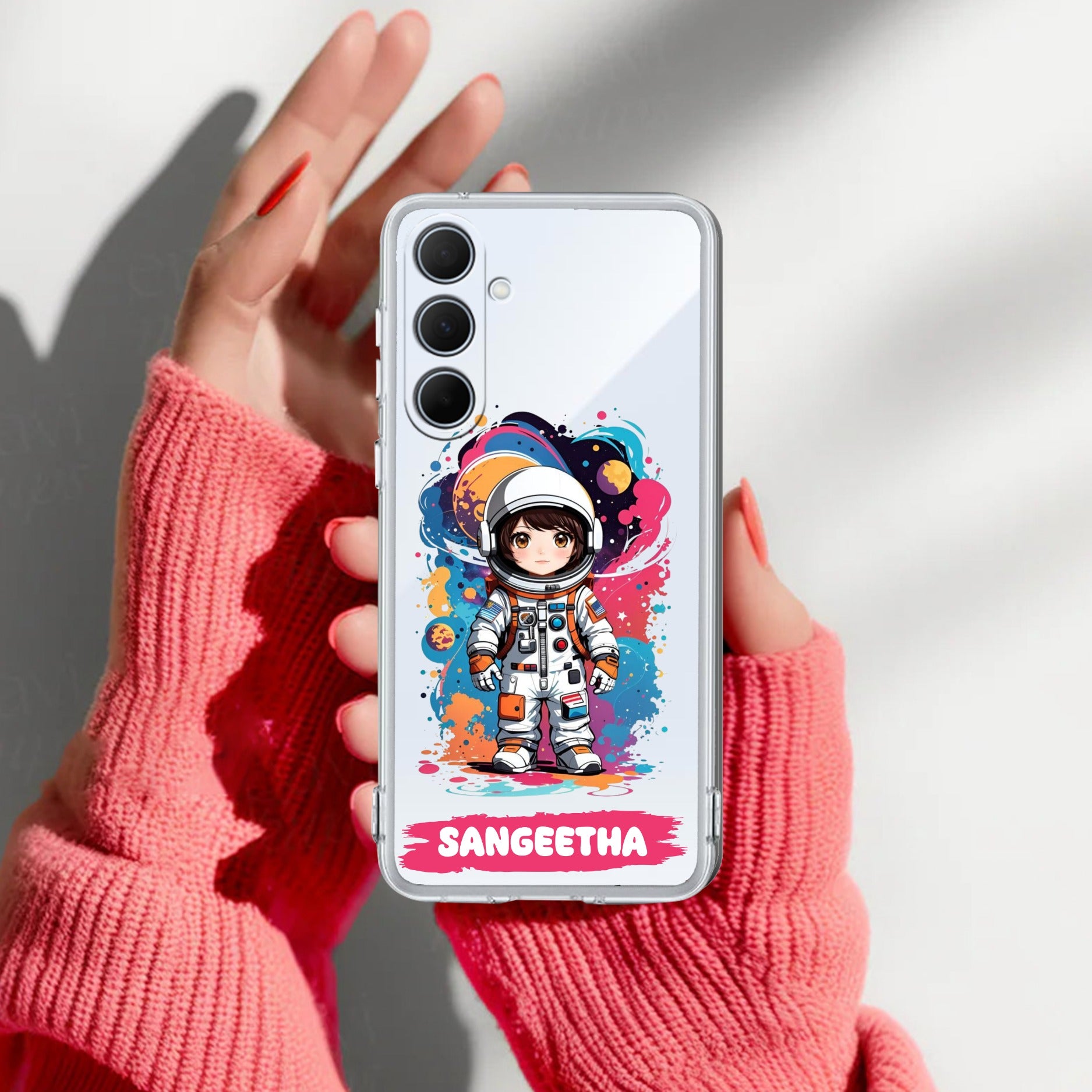 Astronaut Customize Anti Yellow Case For Samsung Galaxy A57 5G