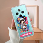 Astronaut Customize Transparent Silicon Case For Vivo T4 5G