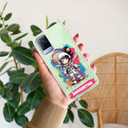 Astronaut Customize Transparent Silicon Case For Vivo V21 5G
