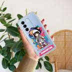 Astronaut Customize Transparent Silicon Case For Vivo Y12G /Vivo Y12S