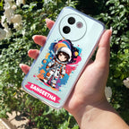 Astronaut Customize Transparent Silicon Case For Vivo V30e 5G