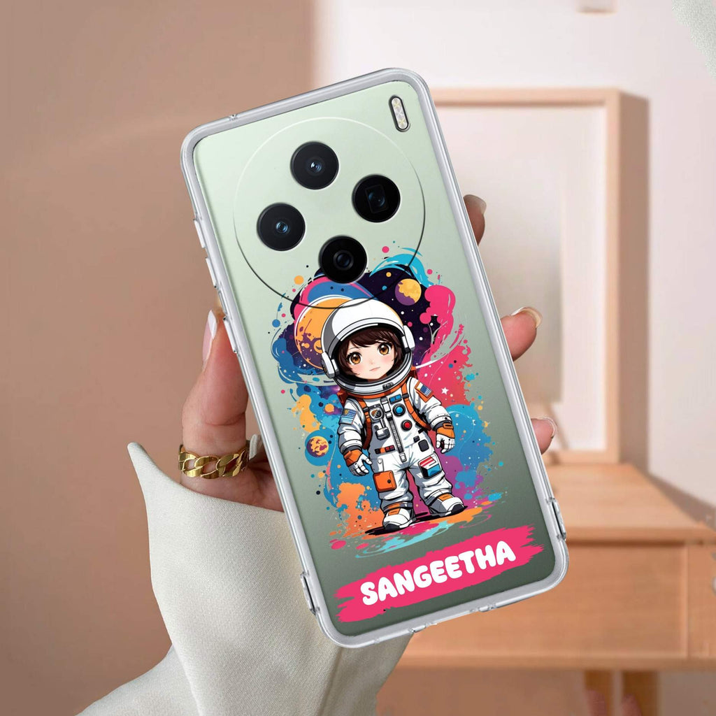 Astronaut Customize Anti Yellow Case For Vivo X200 5G