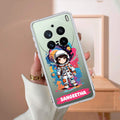 Astronaut Customize Transparent Silicon Case For Vivo X200 Pro 5G