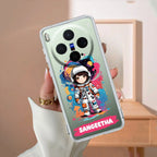 Astronaut Customize Transparent Silicon Case For Vivo T4R 5G
