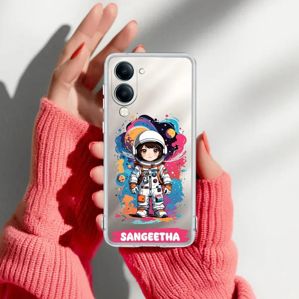 Astronaut Customize Anti Yellow Case For Vivo Y19e