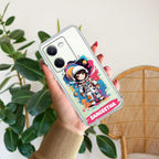 Astronaut Customize Transparent Silicon Case For Vivo V50e 5G
