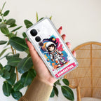 Astronaut Customize Transparent Silicon Case For Vivo V40e 5G