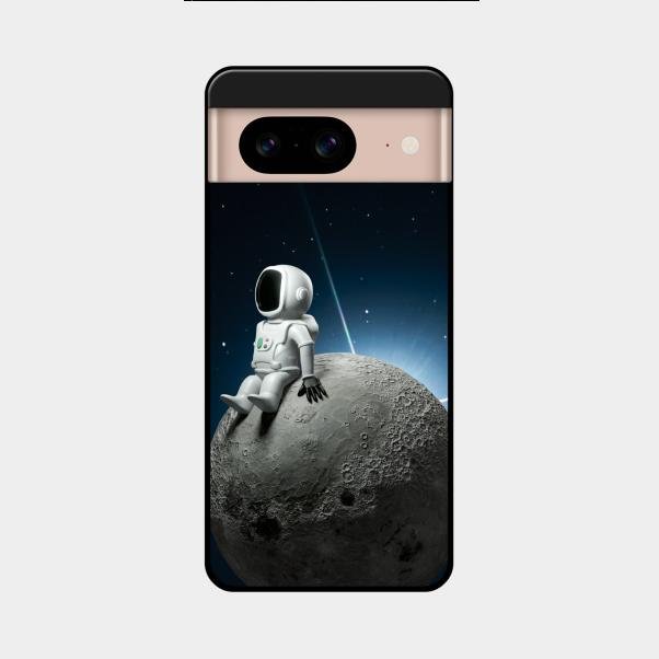Astronod Moon Glass Case Cover For Google Pixel 8 5G