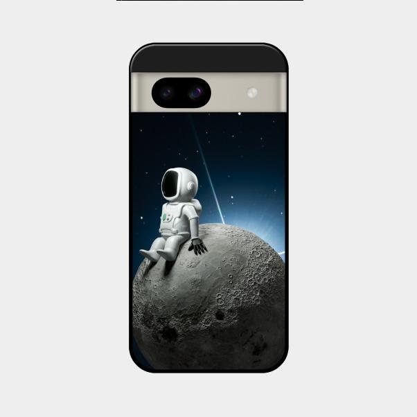 Astronod Moon Glass Case Cover For Google Pixel 8A 5G