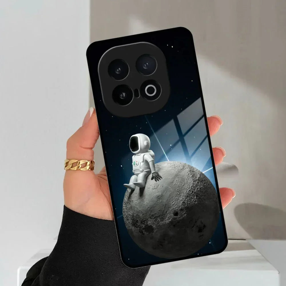 Astronod Moon Glass Case Cover For iQOO - ShopOnCliQ