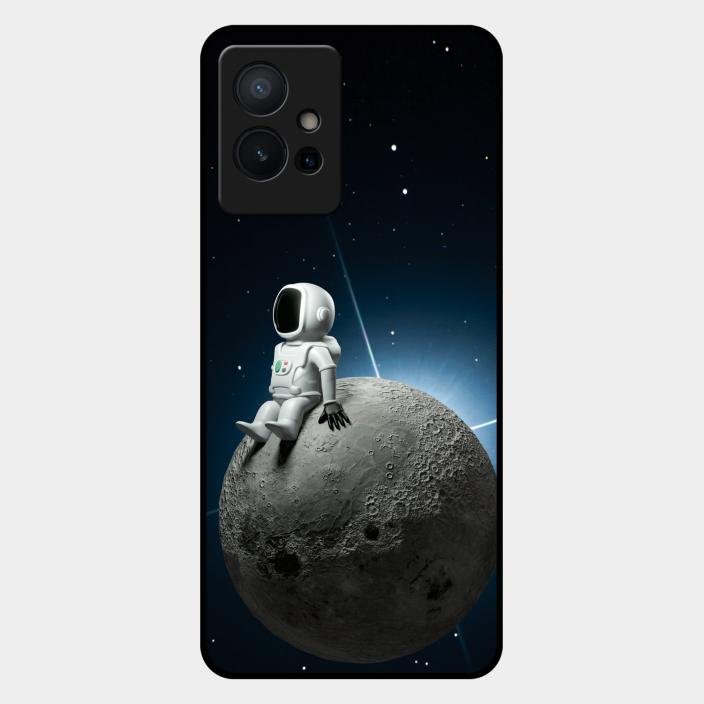 Astronod Moon Glass Case Cover For Iqoo Z6 5G