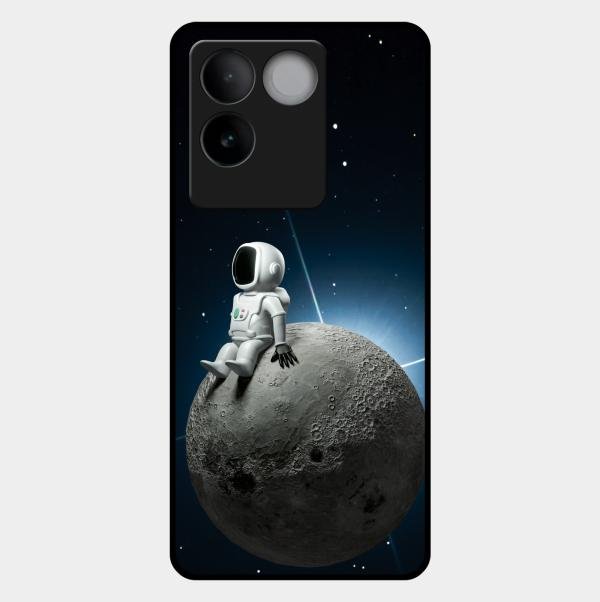 Astronod Moon Glass Case Cover For Iqoo Z7 Pro 5G