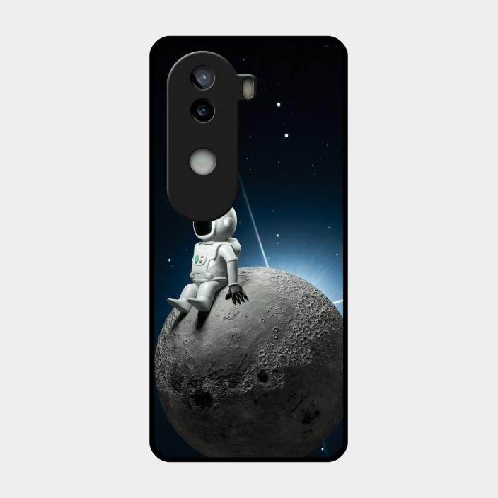 Astronod Moon Glass Case Cover For Iqoo Z9S 5G