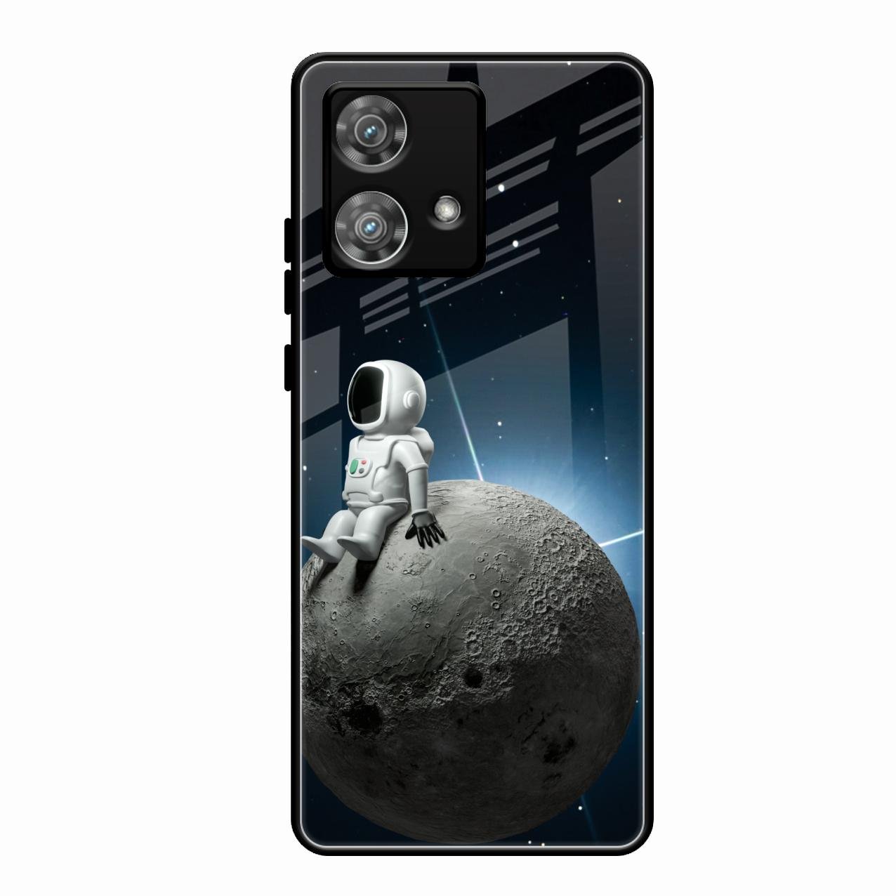 Astronod Moon Glass Case Cover For Motorola Edge 40 5G