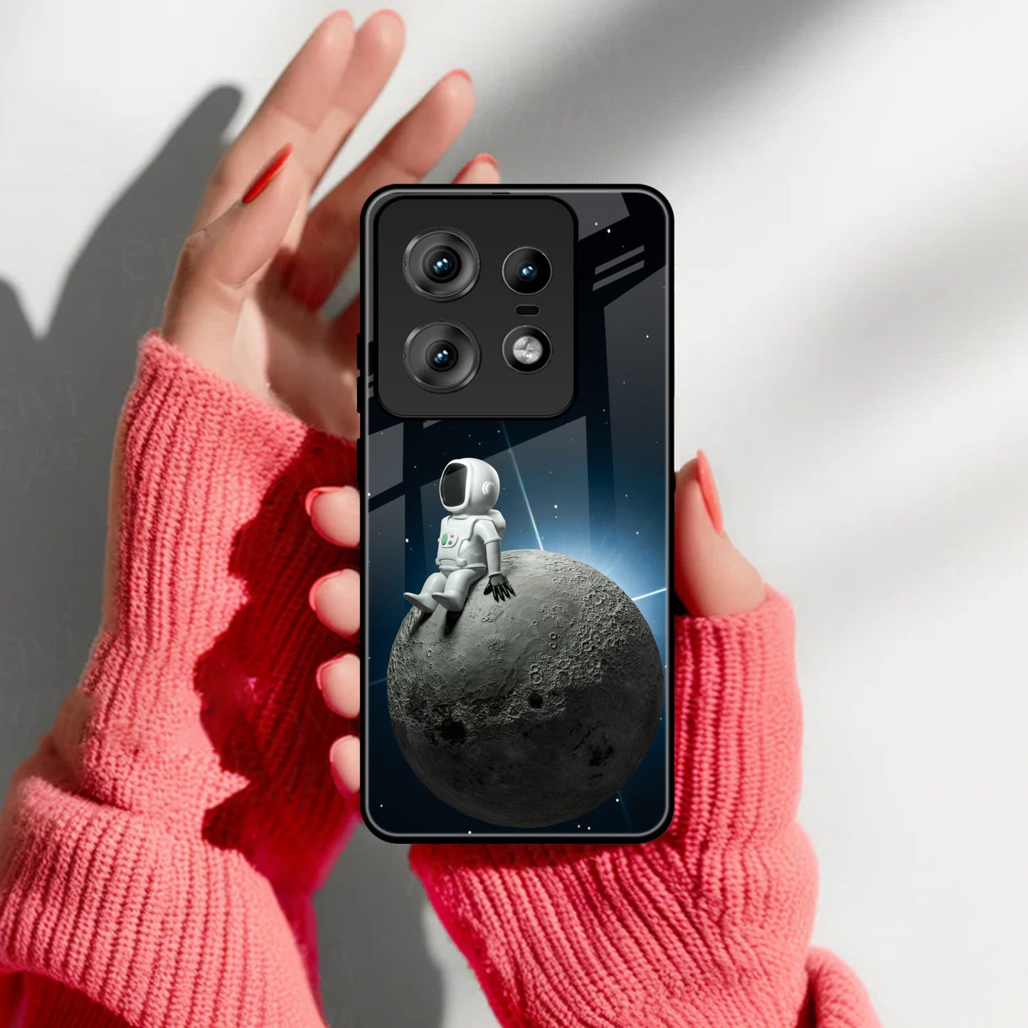 Astronod Moon Glass Case Cover For Motorola