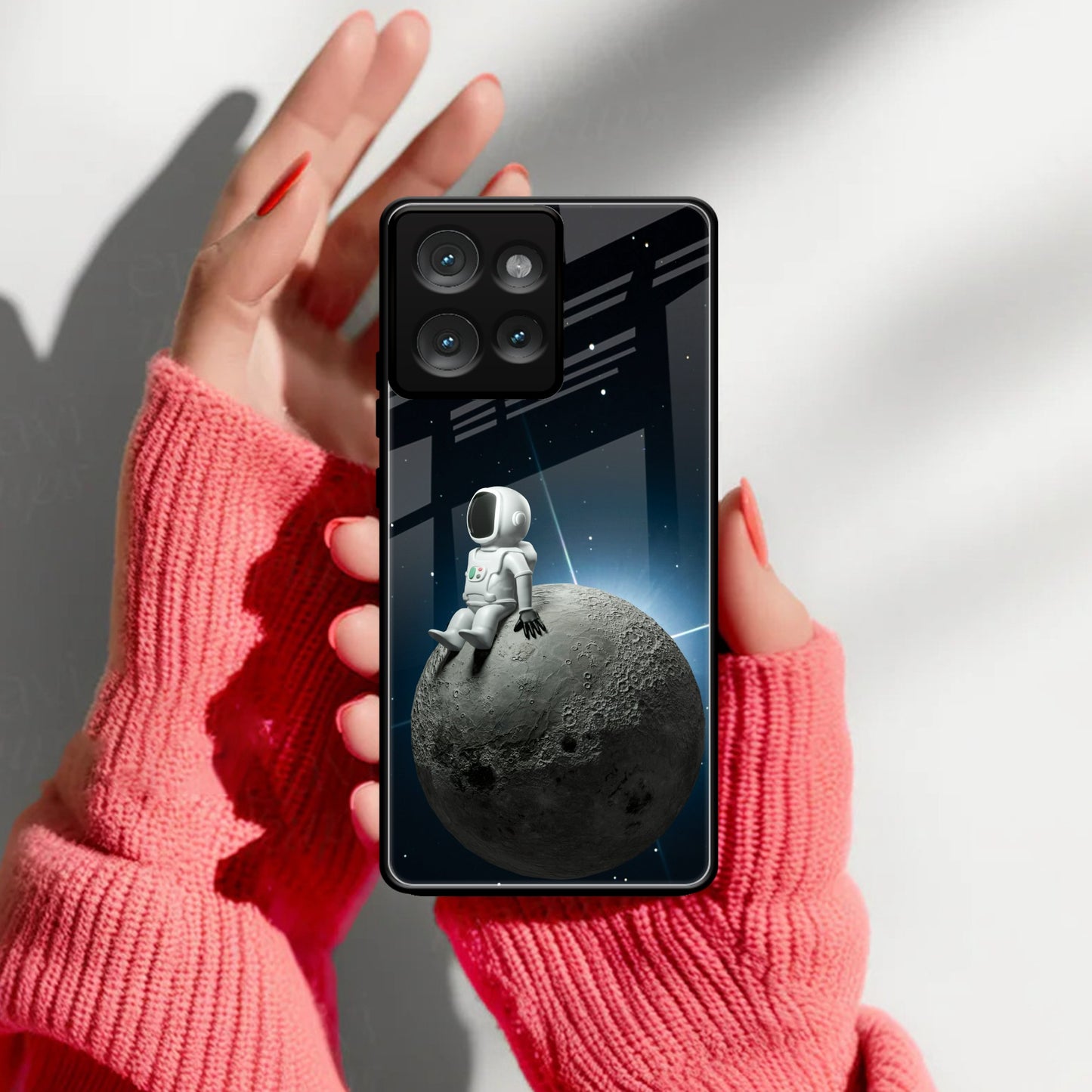 Astronod Moon Glass Case Cover For Motorola