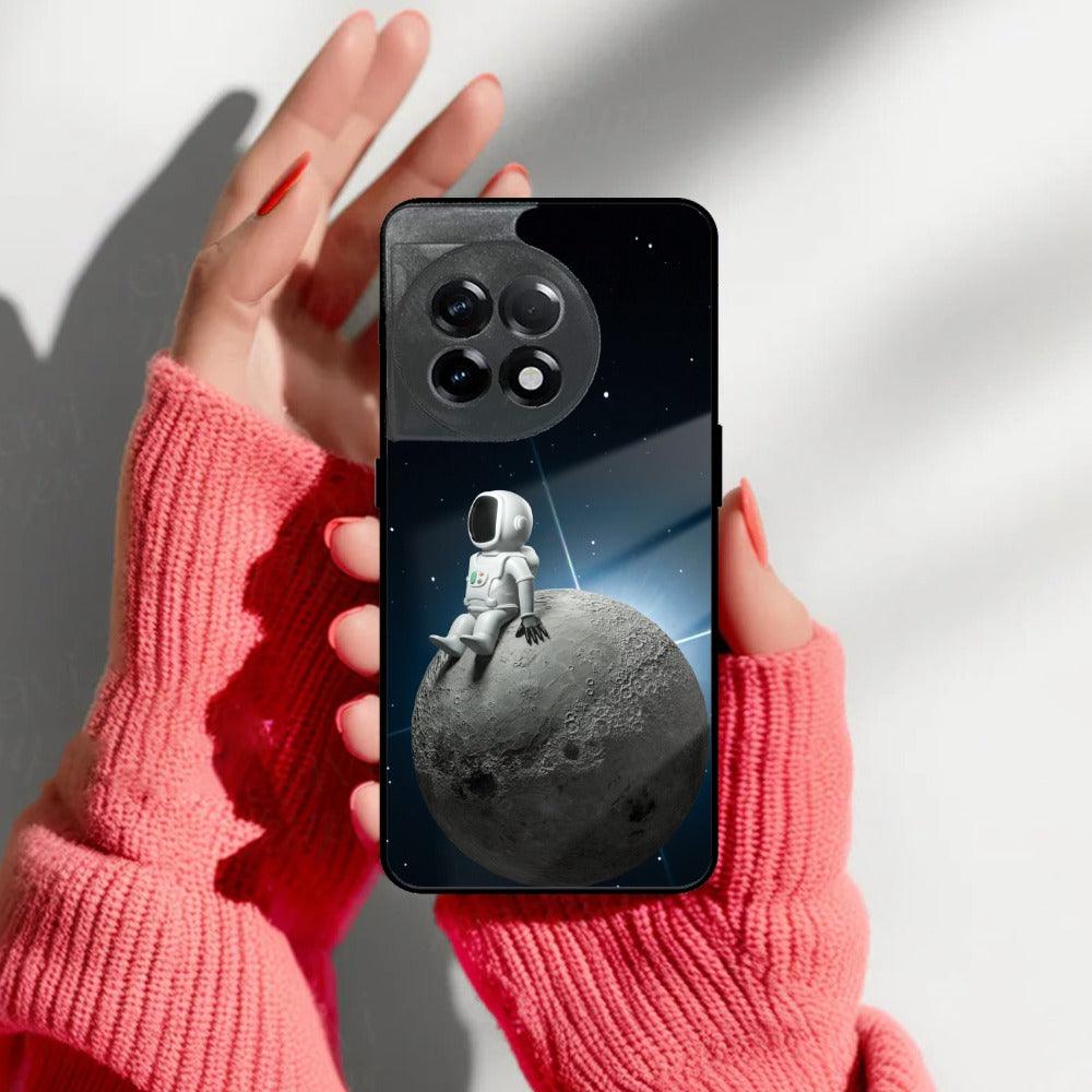 Astronod Moon Glass Case Cover For OnePlus