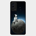 Astronod Moon Glass Case Cover For Oppo A55