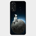 Astronod Moon Glass Case Cover For Oppo A78 5G
