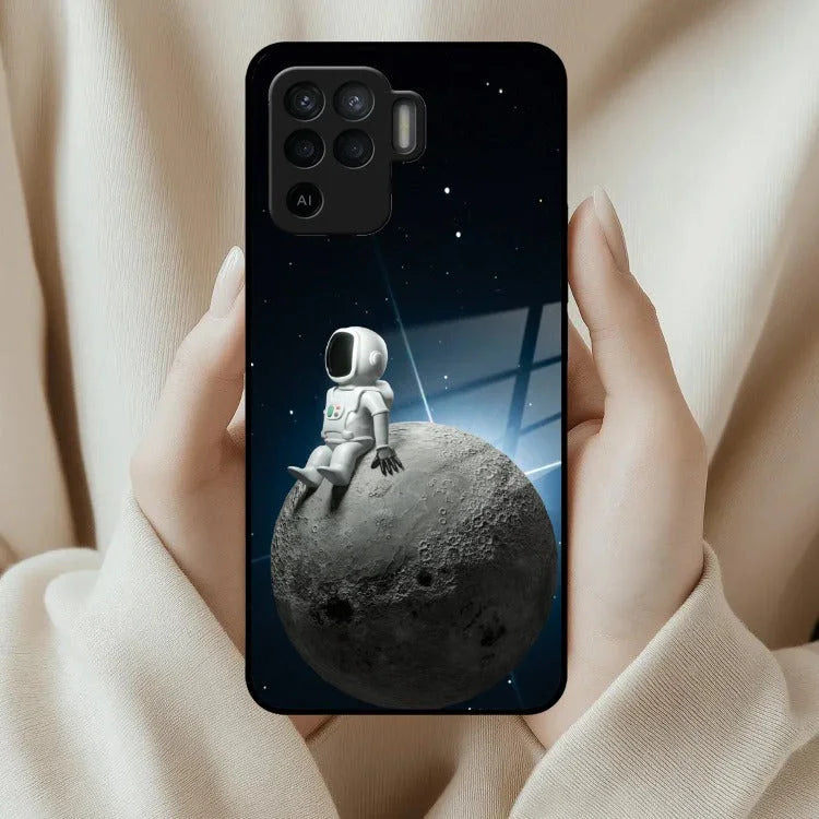 Astronod Moon Glass Case Cover For Oppo - ShopOnCliQ