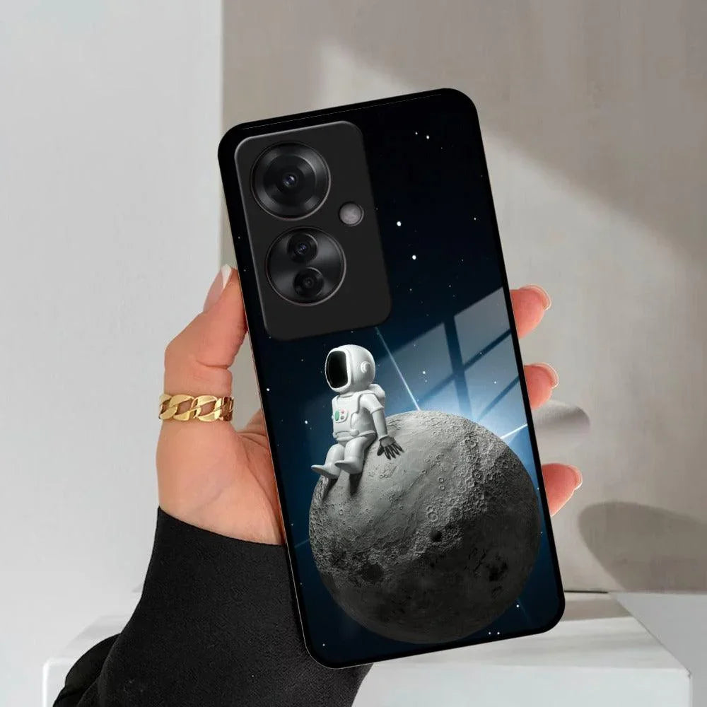 Astronod Moon Glass Case Cover For Oppo - ShopOnCliQ