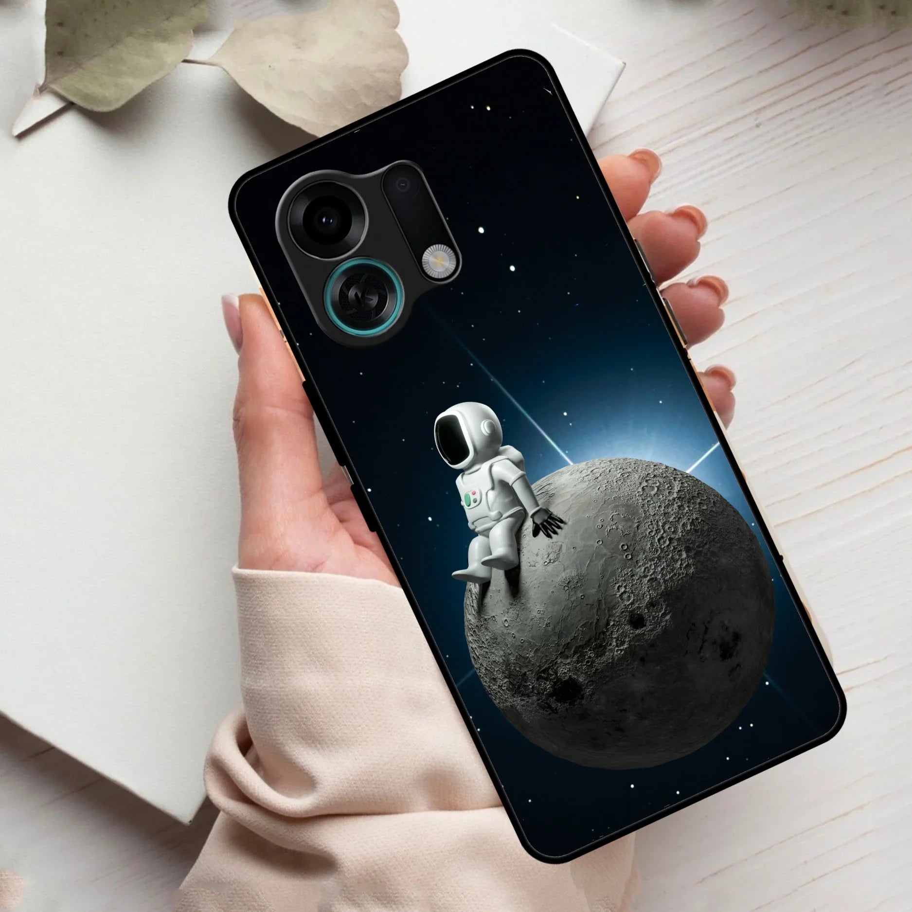 Astronod Moon Glass Case Cover For Oppo - ShopOnCliQ