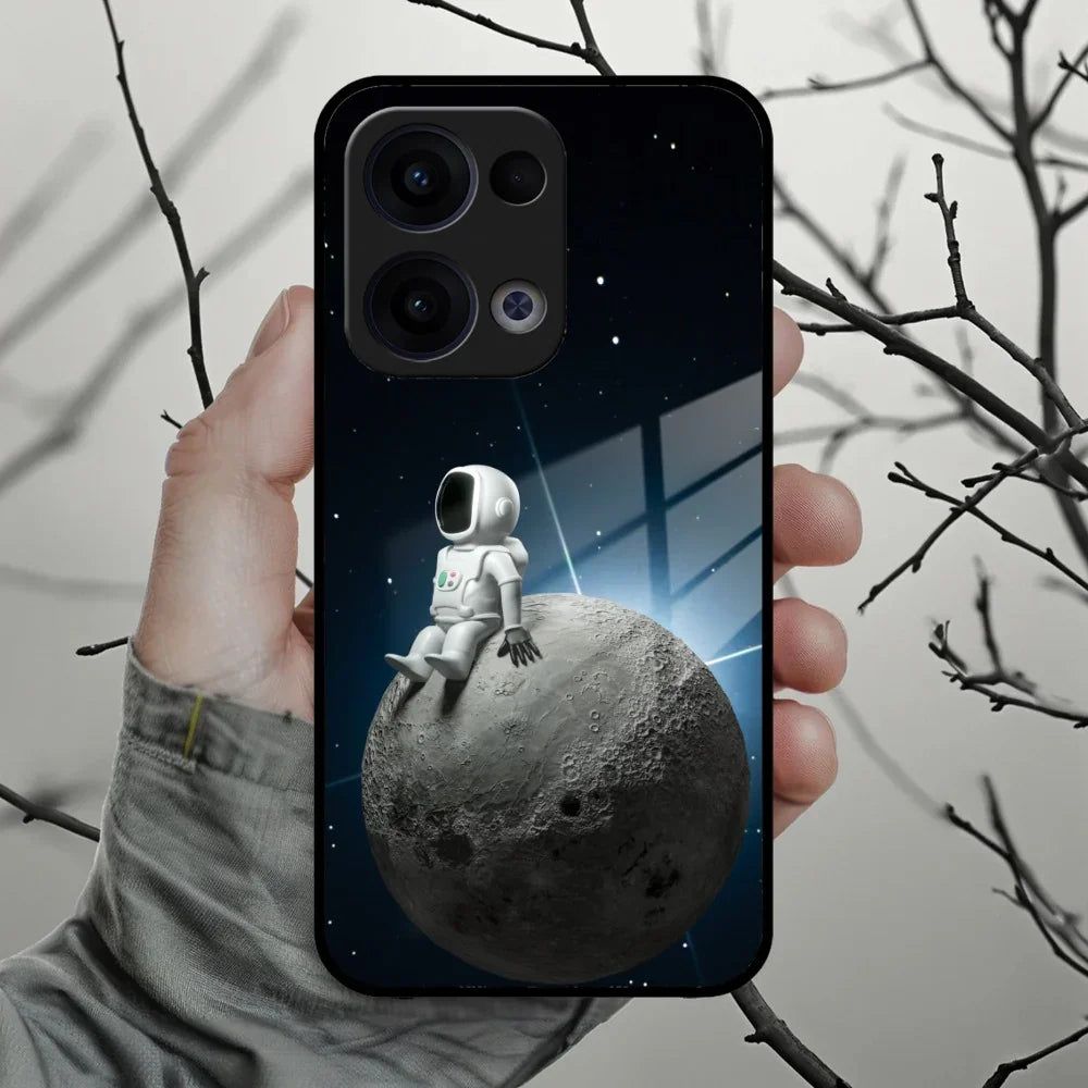 Astronod Moon Glass Case Cover For Oppo - ShopOnCliQ