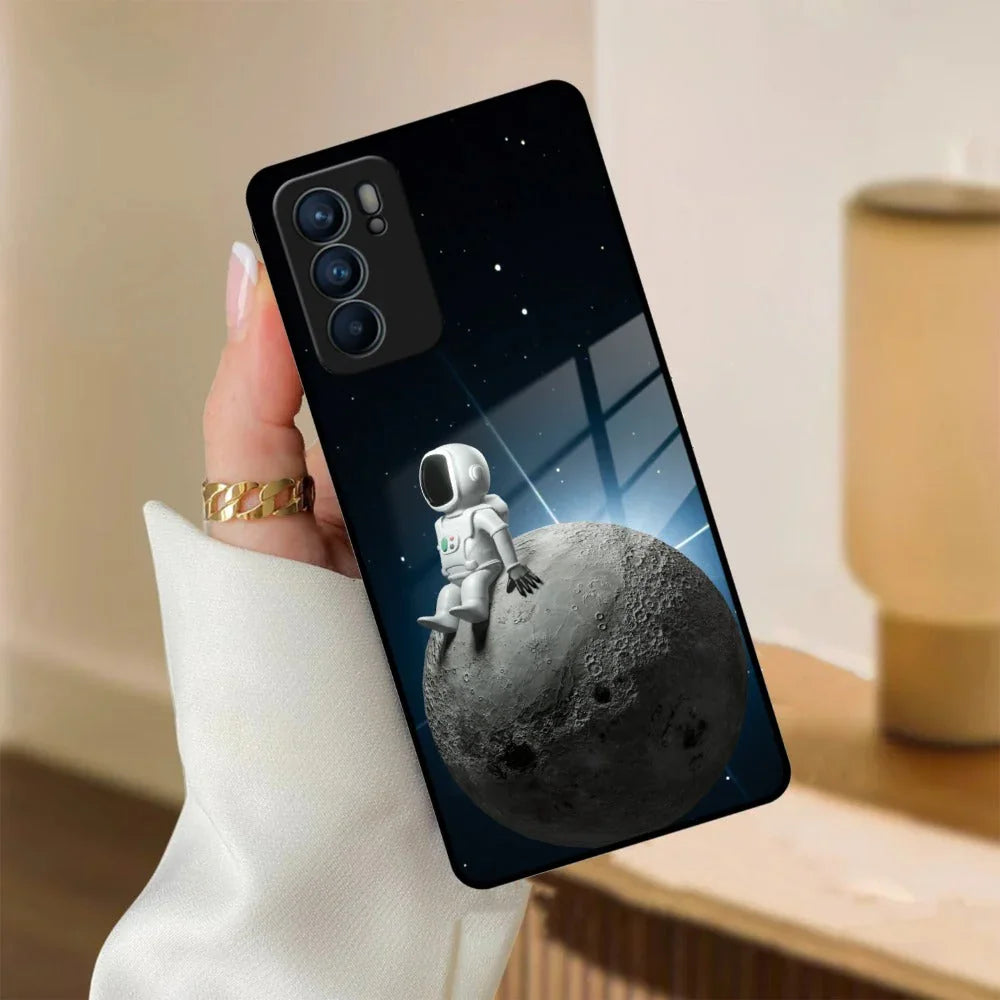 Astronod Moon Glass Case Cover For Oppo - ShopOnCliQ