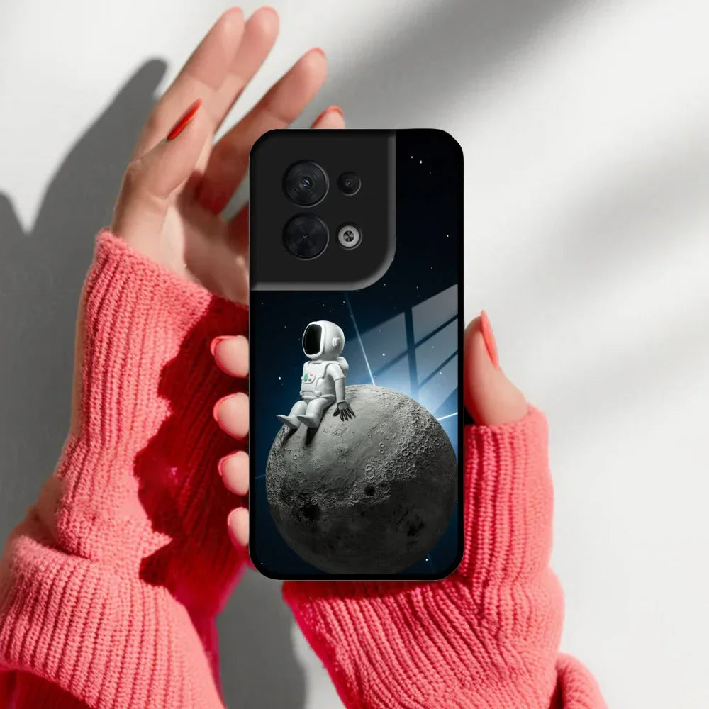 Astronod Moon Glass Case Cover For Oppo - ShopOnCliQ