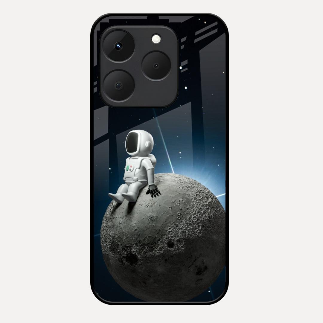 Astronod Moon Glass Case Cover For Realme 15T 5G