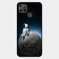 Astronod Moon Glass Case Cover For Realme C21Y