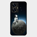 Astronod Moon Glass Case Cover For Realme C55