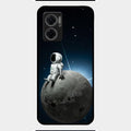 Astronod Moon Glass Case Cover For Redmi 11 Prime 5G