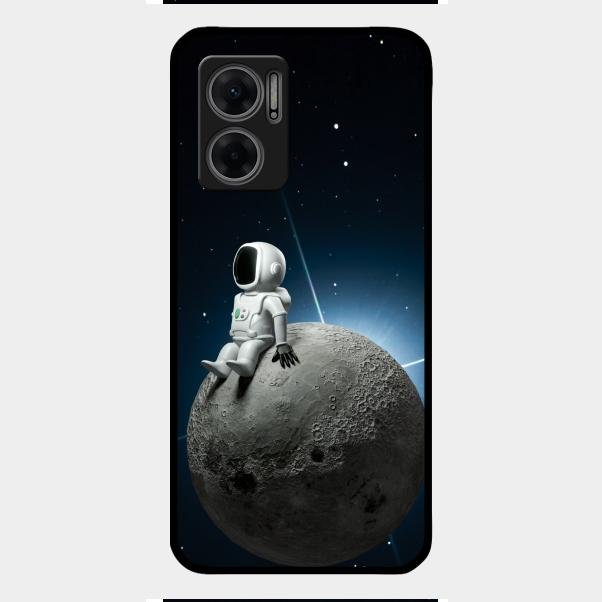 Astronod Moon Glass Case Cover For Redmi 11 Prime 5G