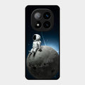 Astronod Moon Glass Case Cover For Redmi Note 14 Pro Plus 5G