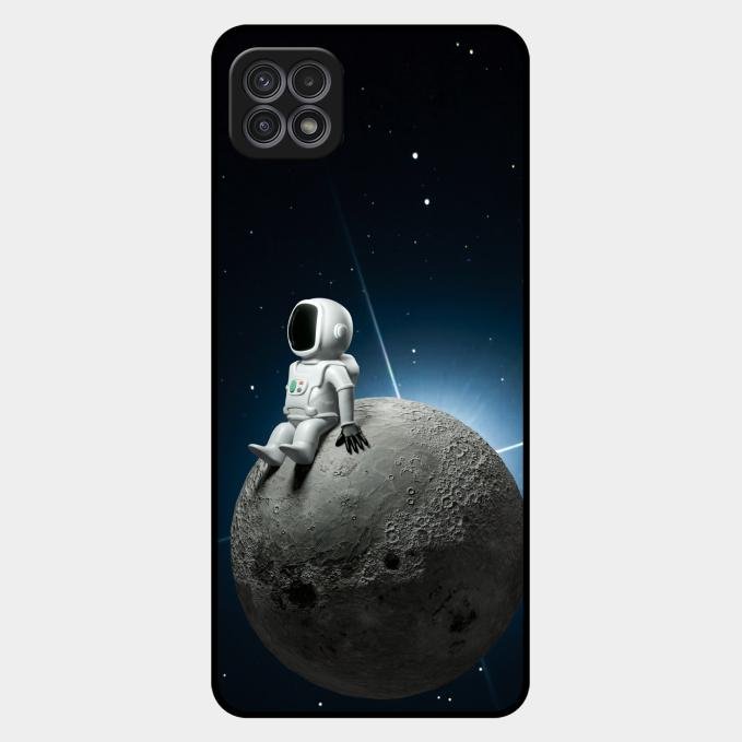 Astronod Moon Glass Case Cover For Samsung Galaxy F42 5G