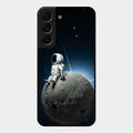 Astronod Moon Glass Case Cover For Samsung Galaxy S22 Plus 5G