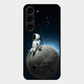 Astronod Moon Glass Case Cover For Samsung Galaxy S23 5G
