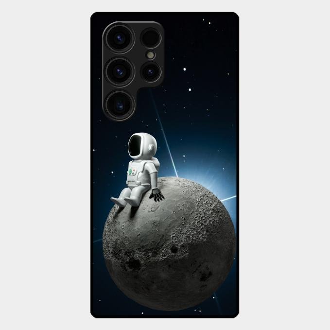 Astronod Moon Glass Case Cover For Samsung Galaxy S23 Ultra 5G