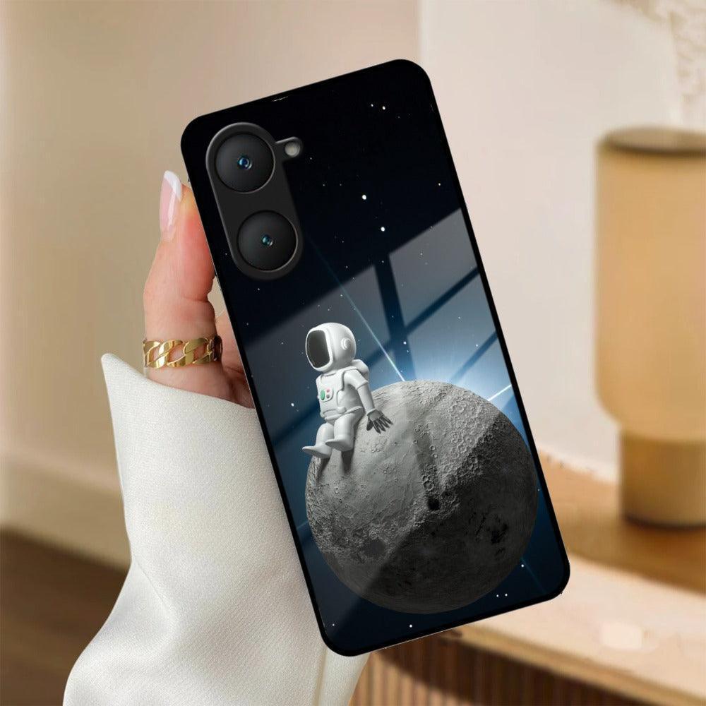 Astronod Moon Glass Case Cover For iQOO - ShopOnCliQ