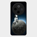 Astronod Moon Glass Case Cover For Vivo T4 5G
