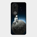 Astronod Moon Glass Case Cover For Vivo T4R 5G