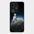 Astronod Moon Glass Case Cover For Vivo T4X 5G
