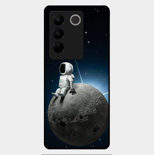 Astronod Moon Glass Case Cover For Vivo V27 Pro 5G