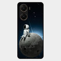 Astronod Moon Glass Case Cover For Vivo V29E 5G