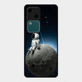 Astronod Moon Glass Case Cover For Vivo V30 5G