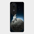 Astronod Moon Glass Case Cover For Vivo V40 5G