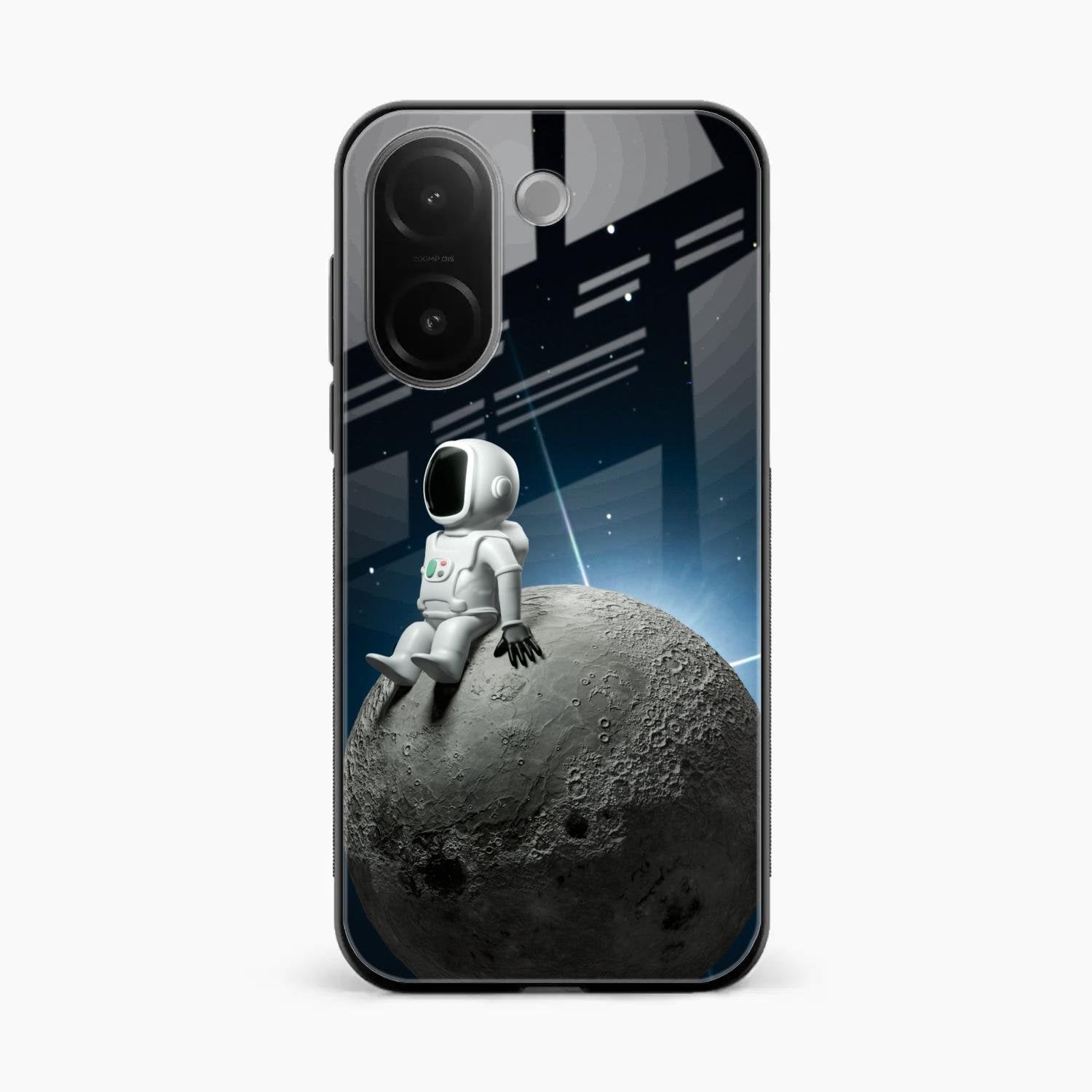 Astronod Moon Glass Case Cover For Vivo V60e 5G