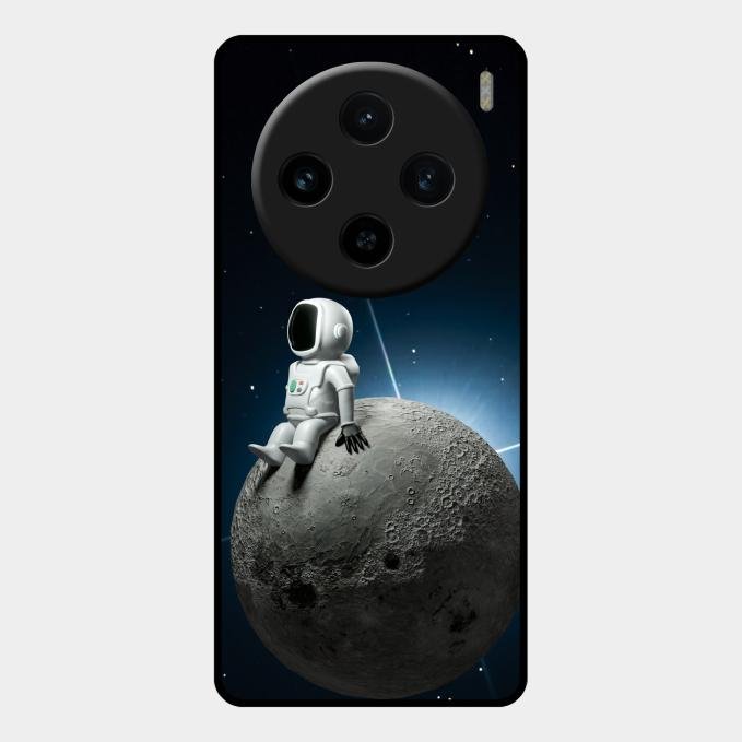Astronod Moon Glass Case Cover For Vivo X100 5G